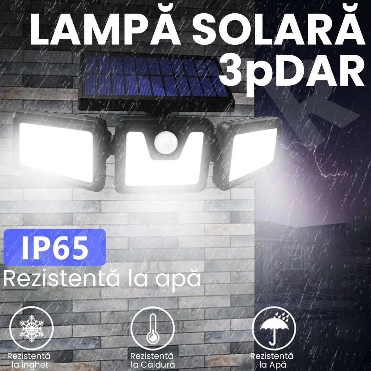 Lampa solara 3pDAR
